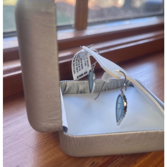 Tori Hill Sterling Silver Marcasite Earrings - Picture 11 of 17